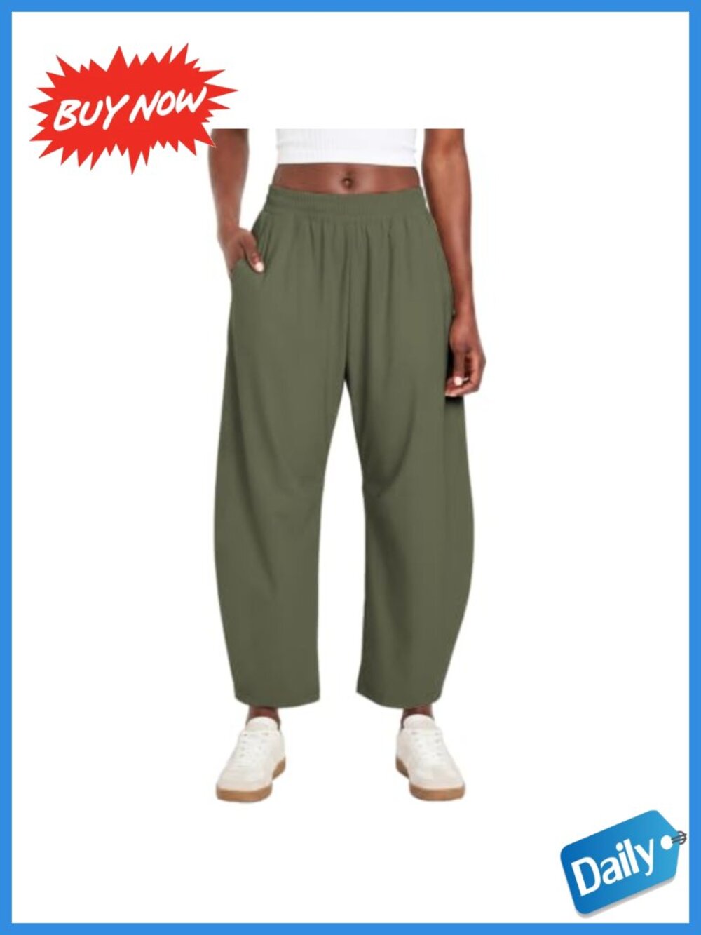 Women's Wide Leg Barrel Sweatpants Nylon Spandex Pull On Lounge Trousers